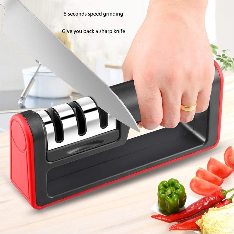 Buy Knife Sharpening System Quickly Sharpen Dull Knife Nonslip Base