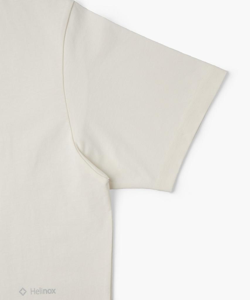 HELINOX WEAR Eclipse Cotton Short Sleeve T-Shirt_Ivory
