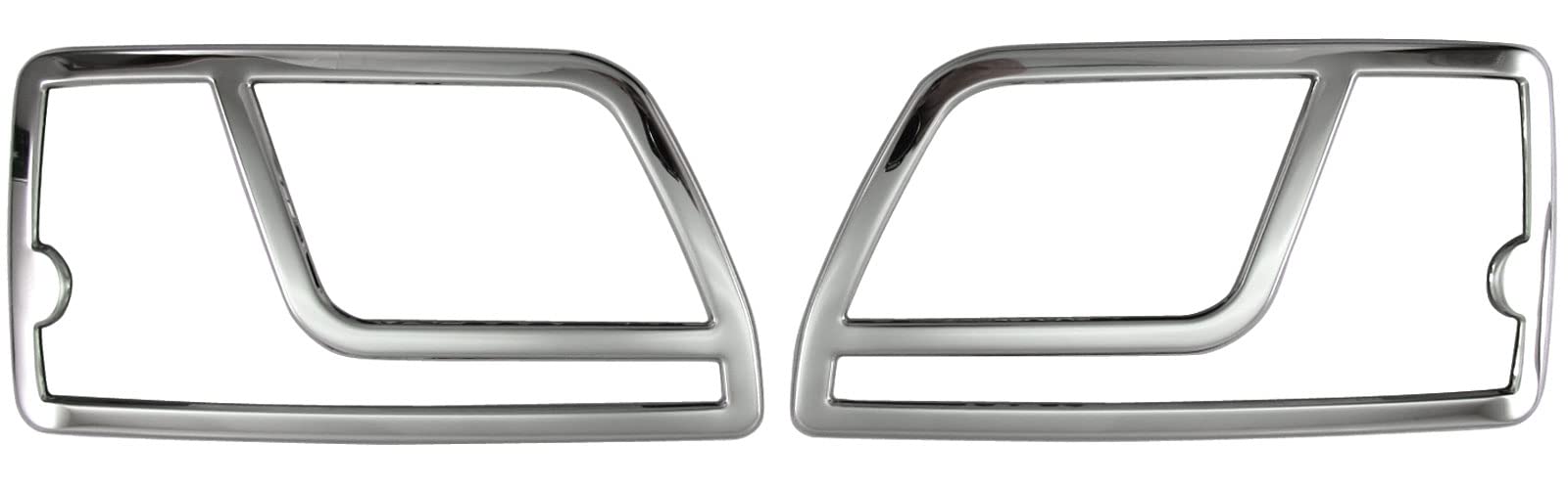 BRIGHTZ Pixis Van S700M S710M Mirror Stainless Steel Plated Tail Light Rings Compatible with and Pixis Vans Ultra-High (2-Piece Set) [TAIL-091] 700M,