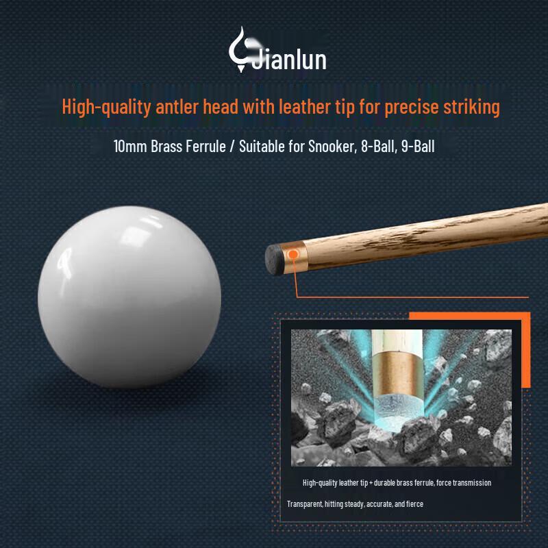 JEEANLEAN JL-404Y Ash Wood Billiard Cue