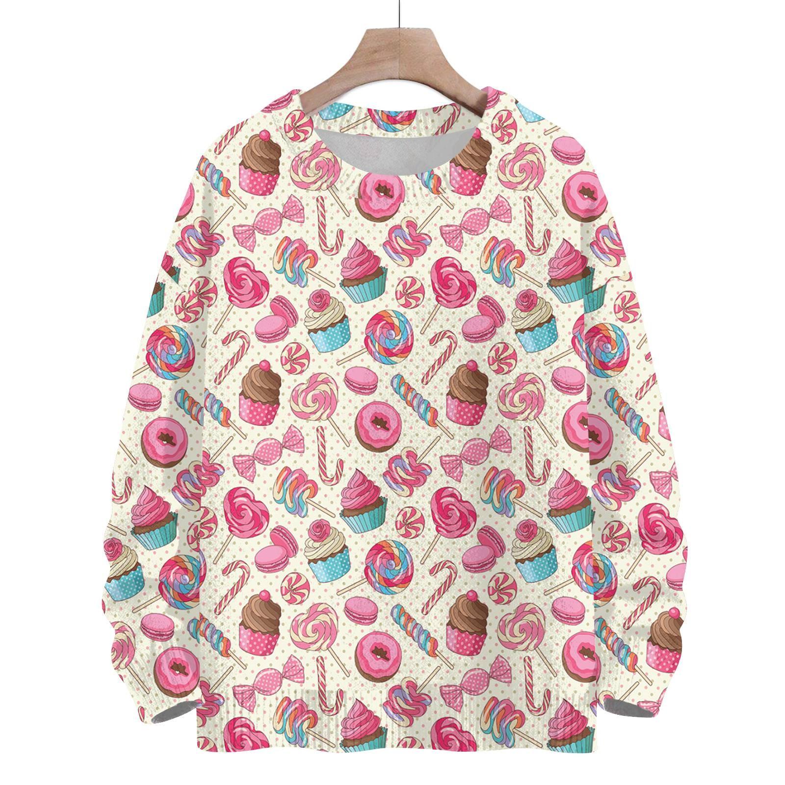 

Свитшоты для женщин Вязаный свитер Милая рубашка Осенний круглый вырез Пуловер Топы M винный