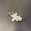Handcraft Star Shape Keychain Accessory Hanging Pendant Stylish Faux Leather Designing Keyring for Bags and Keys