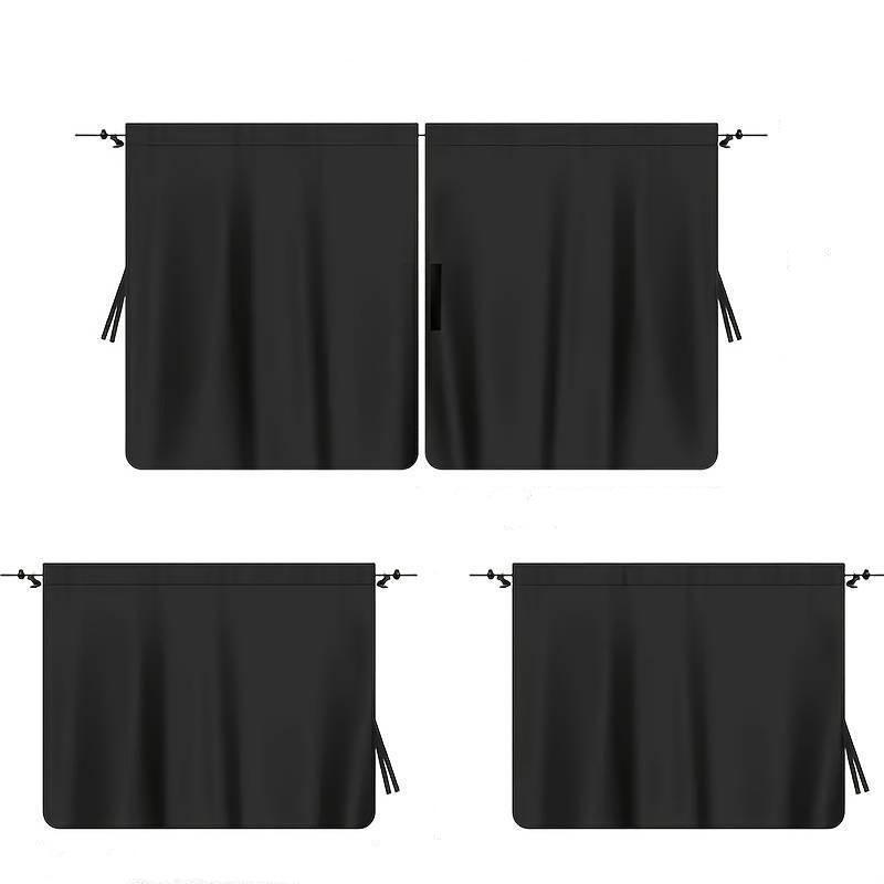 Universal Car Curtain Set for Privacy Blocking Sunlight UV Shade for Sleep Camping Travel Night 2 or 4pcs