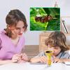 1000X Handheld HD-Mikroskop Mini Kinder Biologisches Insektenmünz-Lupe 2 Zoll IPS-Bildschirm Labor Digitale Mikroskope Ausrüstung