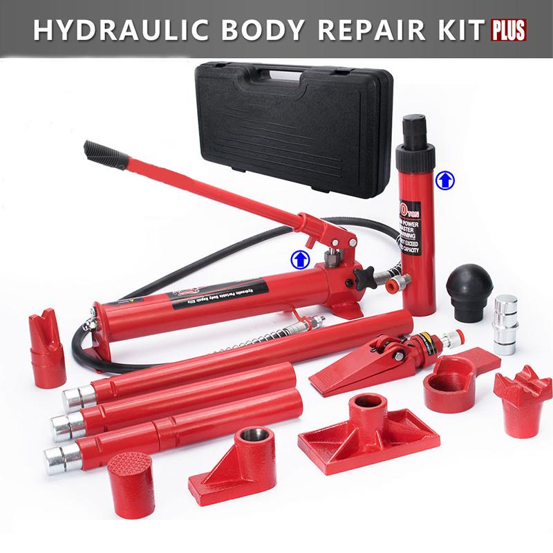 10T Auto Sheet Metal Repair Separate Hydraulic Jack Correction Automotive Frame Shape Repair Separation Jack Tools 10T