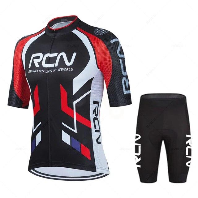 Καλοκαιρινό Σετ Επαγγελματικής Ομάδας Rcn Ποδηλασίας 19D Σετ Ποδηλατικά Σορτς MTB Ropa Ciclismo Ανδρικά Μπλουζάκια Ποδηλασίας Κοντομάνικα Μαγιό Ρούχα