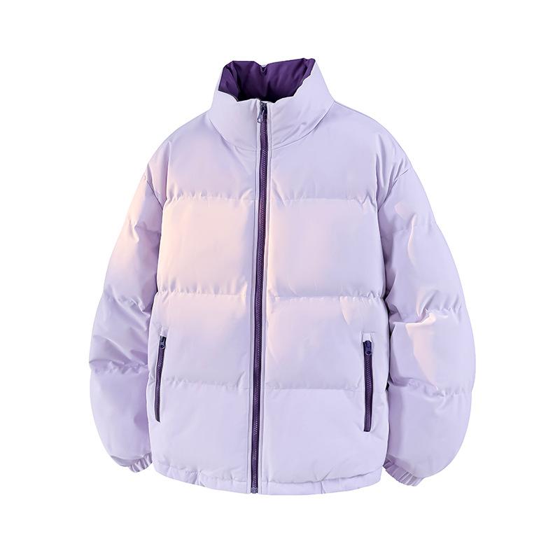 Winter Stand-up Neck Cotton-padded Coat for Men and Women of The Same Style, Couple Trend Versatile Thickened Cotton Jacket