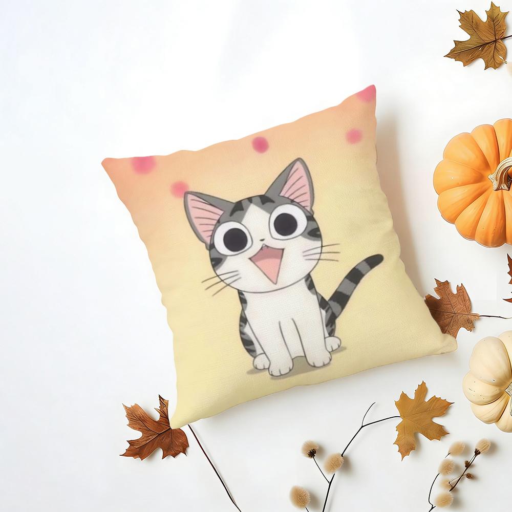 CChis Sweet Home Cushion Cover Iceland Washable Linen Soft for Daily Sofa Bed Home Room Decor