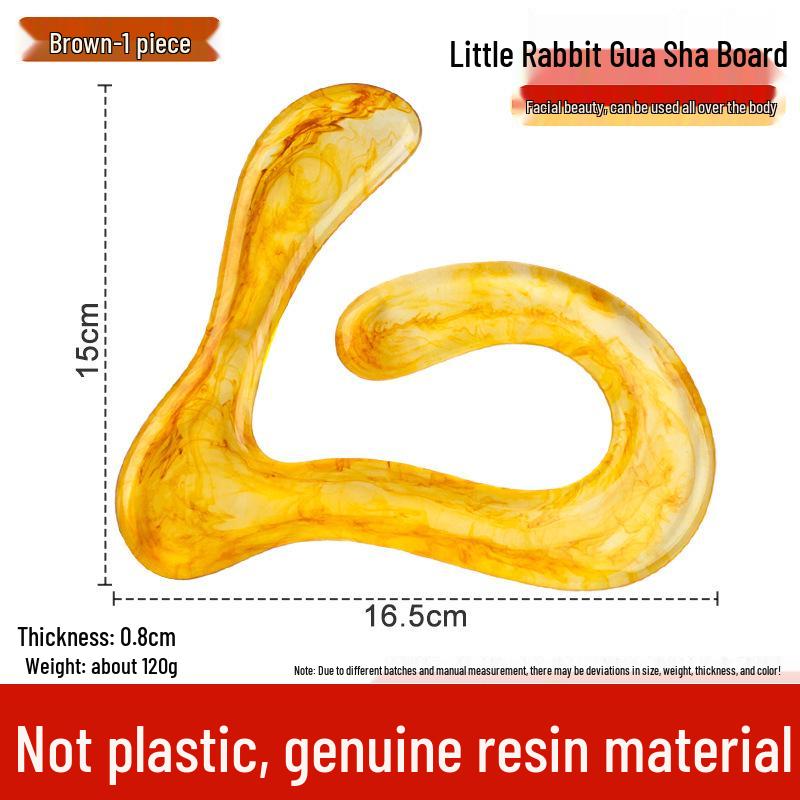 Little Rabbit Large Gua Sha Resin Massage Board for Full Body
