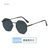 Personalized Multi Women's Sun Goggles New Fashionable Metal Polygonal Sunglasses Driving Travel Anti UV Sunshades Sunglasses