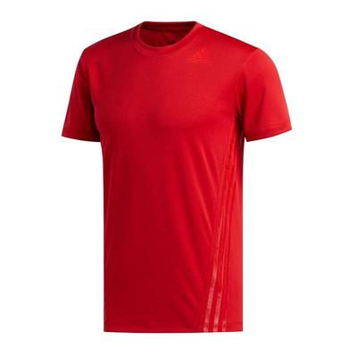 Aeroready 3-Stripes Comfortable Crew Neck Pullover Short Sleeve T-Shirt Men Tops Red FL4314