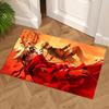 Naruto Character Personalized Name Floor Rug Office Rug Design for Playrooms Dining Room Dormitory Bedrooms Antislip Carpet Decorate Offices