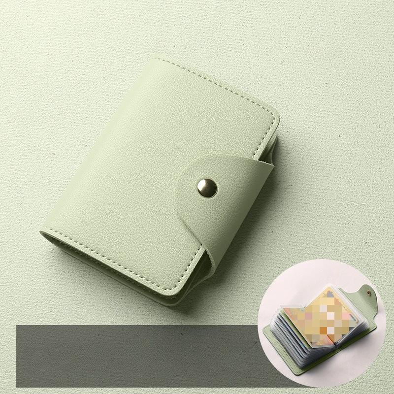 Card Holder for Men and Women Compac Mini Large-capacity Card Slot Multi-card Holder Id Storage Bag Card Holder Card Holder