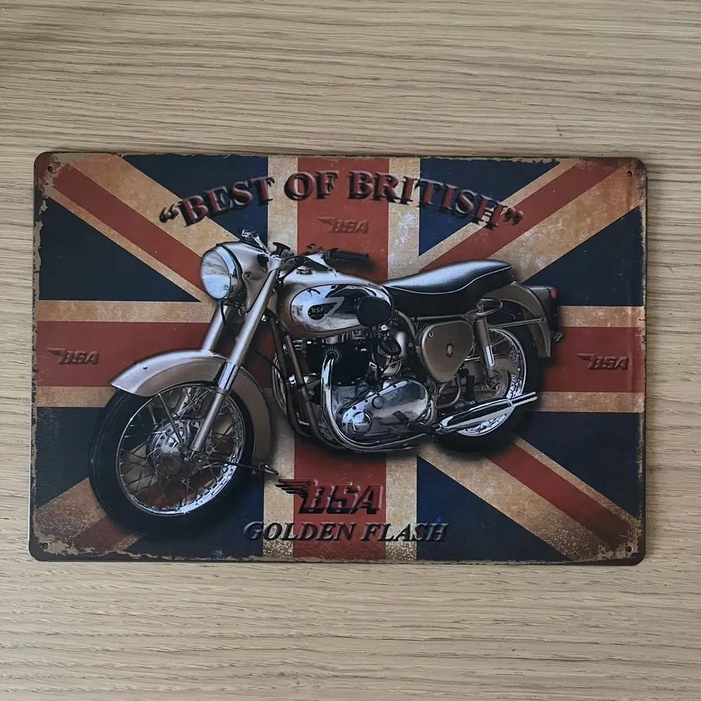 Vintage Metal Wall Decor Plaque, Home Bar Workshop Decorative Sign