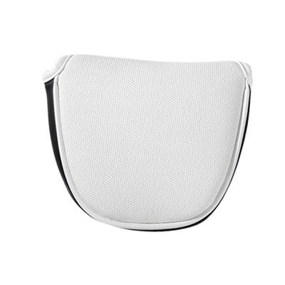 Stylish Mallet Putter Club Cover PU Leather Golf Head Cover Magnetic Velvet Lined Protection for Golf Club Gear