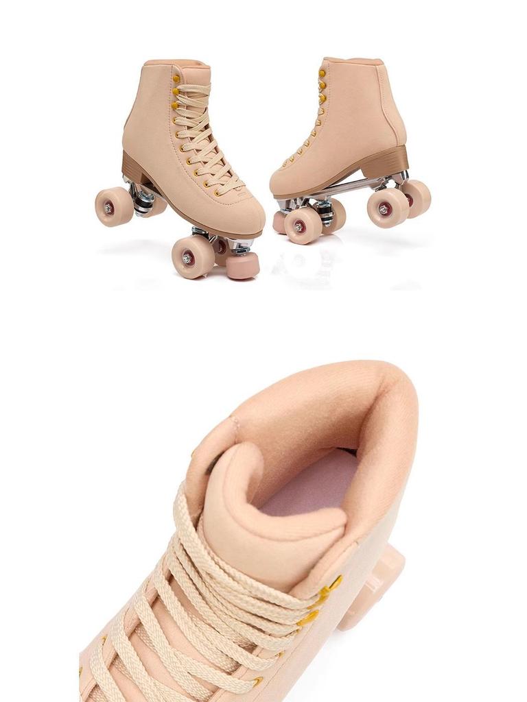 New Double Row Adult & Youth Roller Skates with Metal Bracket - Comfortable, Breathable, Durable Design, Now In Stock