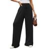 Women's High Waist Knit Wide Leg Pants with Drawstring (5 Colors)
