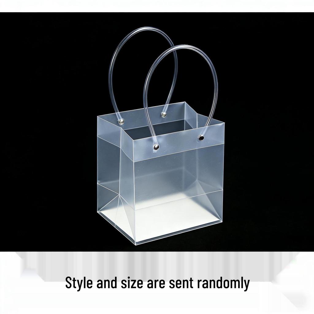 Clear PVC Tote: Influencer Gift, Wedding Candy, Souvenir Bag