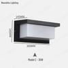 Nordic Square Outdoor Wall Light