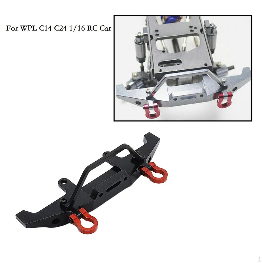 Front Anti-Collision w/ Trailer-Hook Fits WPL C14 C24 1/16 RC Truck Car Upgrade accessories