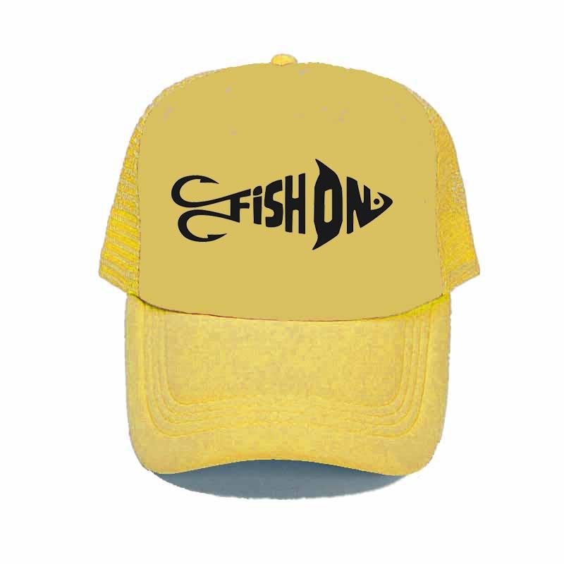 Animal Fish Farm Snapback Trucker Hat Cap Jalan Kuari Fisherman Bone Dad Hats Original Mike Trout Fish Mesh Hunting Hat YY339