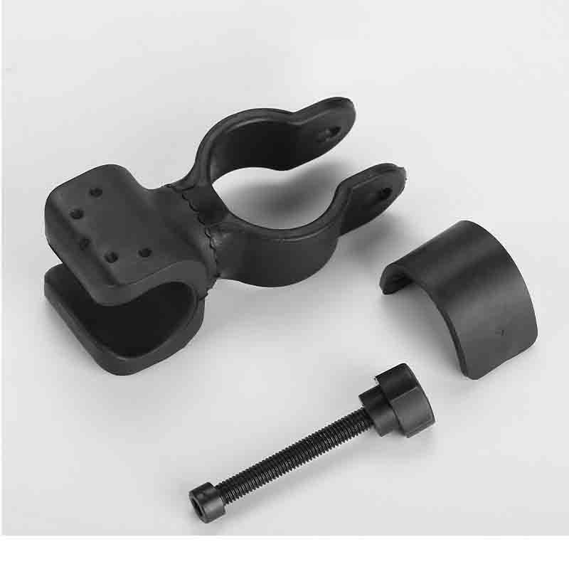 360 Degree Rotatable Bike Light Bracket MTB Road Bike LED Flashlight Mount Holder Universal Flashlight Holder Front Light Clip