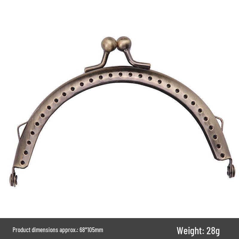 Retro Handmade Coin Purse Clasp Clips - DIY Material Kit for Crafting Bags