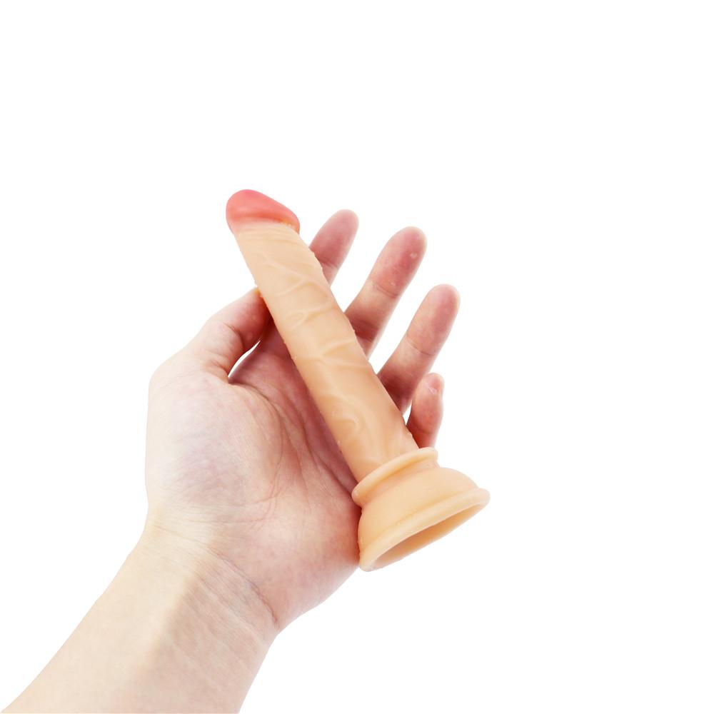 YUELVE G Spot Realistic Jelly Dildo with Strong Suction Cup Flexible Penis Harness Compatible Anal Adult Sex Toys for Women