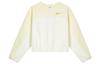Sweatshirts Women's White Crew Neck Moderate Regular FB8685-133