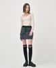 Etmont Cargo Banding Mini Skirt, Charcoal