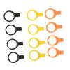 12 Pcs Line Cutter Ring Colorful Plastic Opening Ring Cutter for Sewing Jewelry Making Quilting