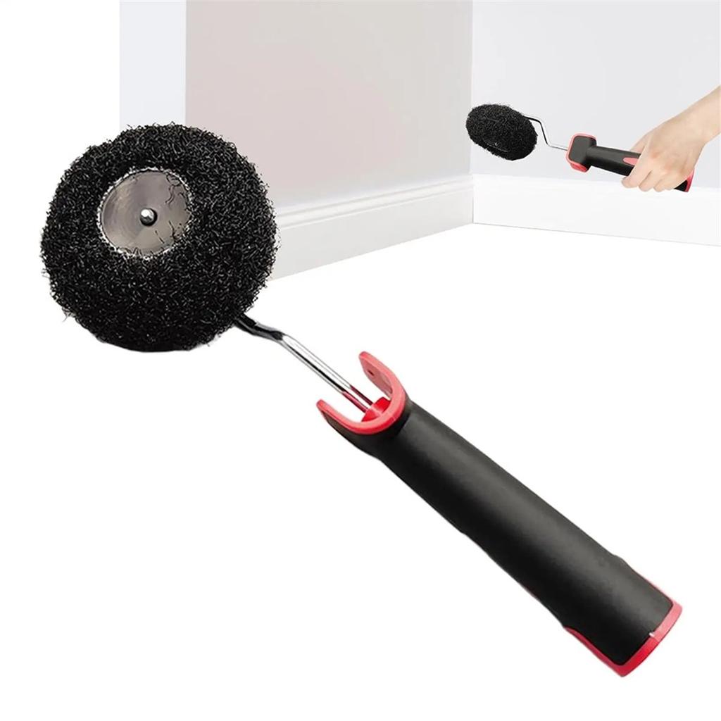 Corner Trimming Roller Brush Corner Paint Brush Putty Roller Walls Painting Applicator for Baseboard Ceiling