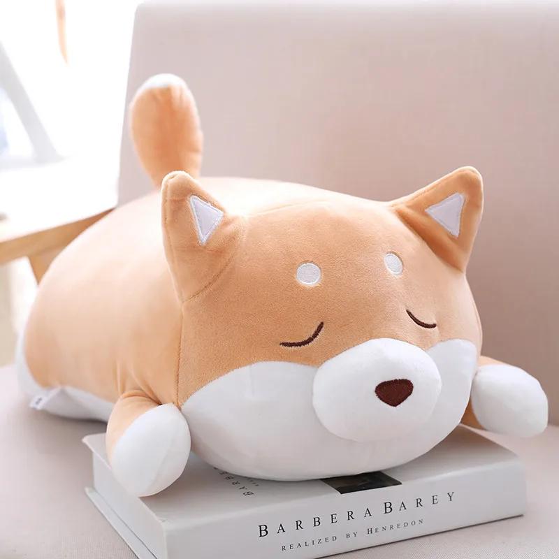 38/58cm Cute Fat Shiba Inu Dog Plush Toy Doll Stuffed Soft Animal Cartoon Pillow Lovely Gift for Kids Baby Children