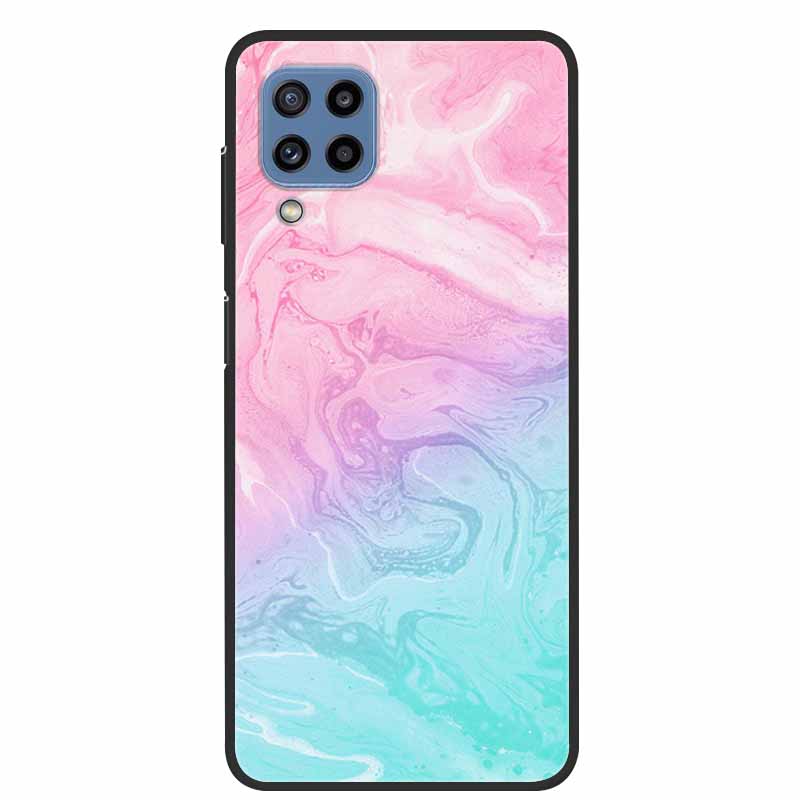 For Samsung Galaxy A12 Case Marble TPU Silicone Soft Phone CoverFor Samsung Galaxy M12 Case Samsung F12 Protector Gift New Para