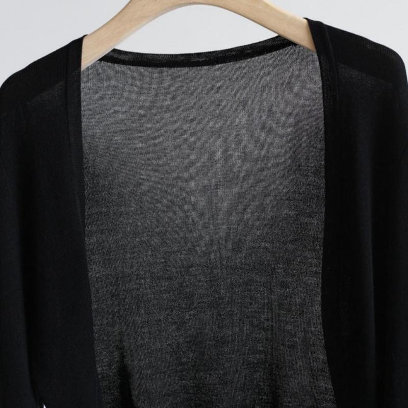 Knitted Cardigan Jacket Women's Summer Shawl Spring and Summer Outerwear Thin Camisole Air-conditioned Shirt Cover Up Shirt Short Top