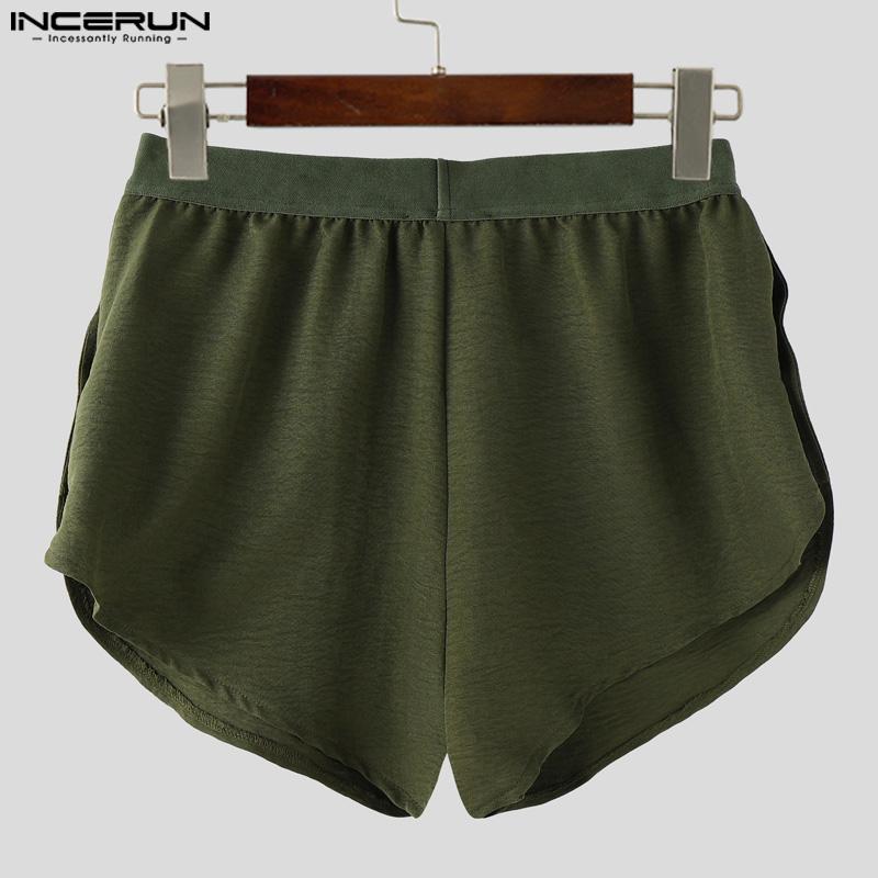 INCERUN Uomo Donna Vita Elastica Spacchi Laterali Bottoni Sport Casual Pantaloncini Hot