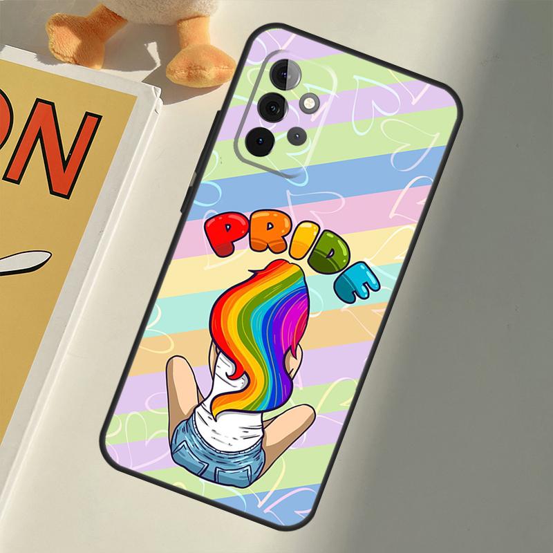 LGBT Pride Love For Samsung Galaxy A33 A36 A56 A26 A16 A15 A55 A53 A35 A22 A32 A52 A54 A34 A14 A05 A06 Case