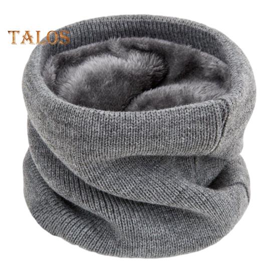 Žieminis dviračių šalikas, dvisluoksnis kaklo šildytuvas, trikotažo storio vilnos pamušalas, elastingas, minkštas apskritas šalikas, kaklo getras