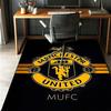 Football United F.C Pattern Rug, Indoor/Outdoor Mat, for Picnic, Gameroom, Bedroom, Office, Living Room, Home Decor Carpet, Birthday Gift