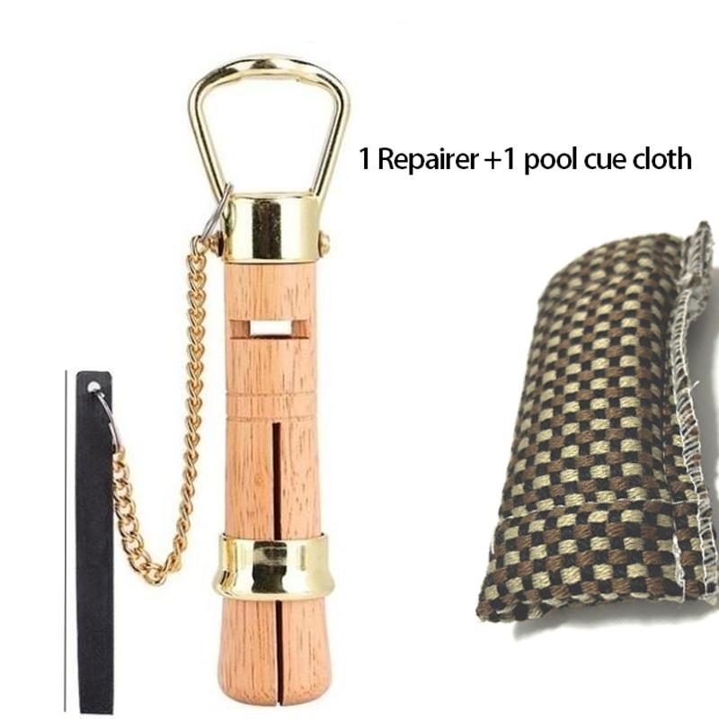 Wood Tip Clamp Billiard Pool Snooker Cue Repair Rod Helper Also get a Pro Billiard Cue Cloth for Cue Table Indoor Sports Billiards Accessories