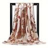 Scialle di seta Sciarpa quadrata per donna Fascia per capelli stampata Foulard Raso Hijab Fasce per capelli Fazzoletto da collo Fascia per capelli femminile Bandana