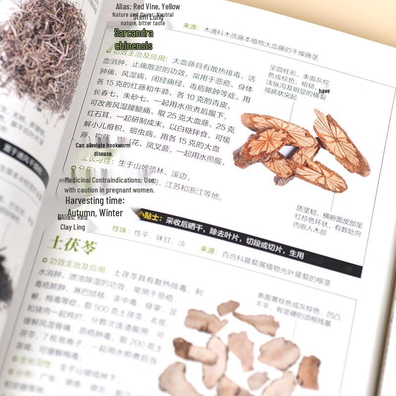 Medicinal and TCM Plant Illustrated Guides Set