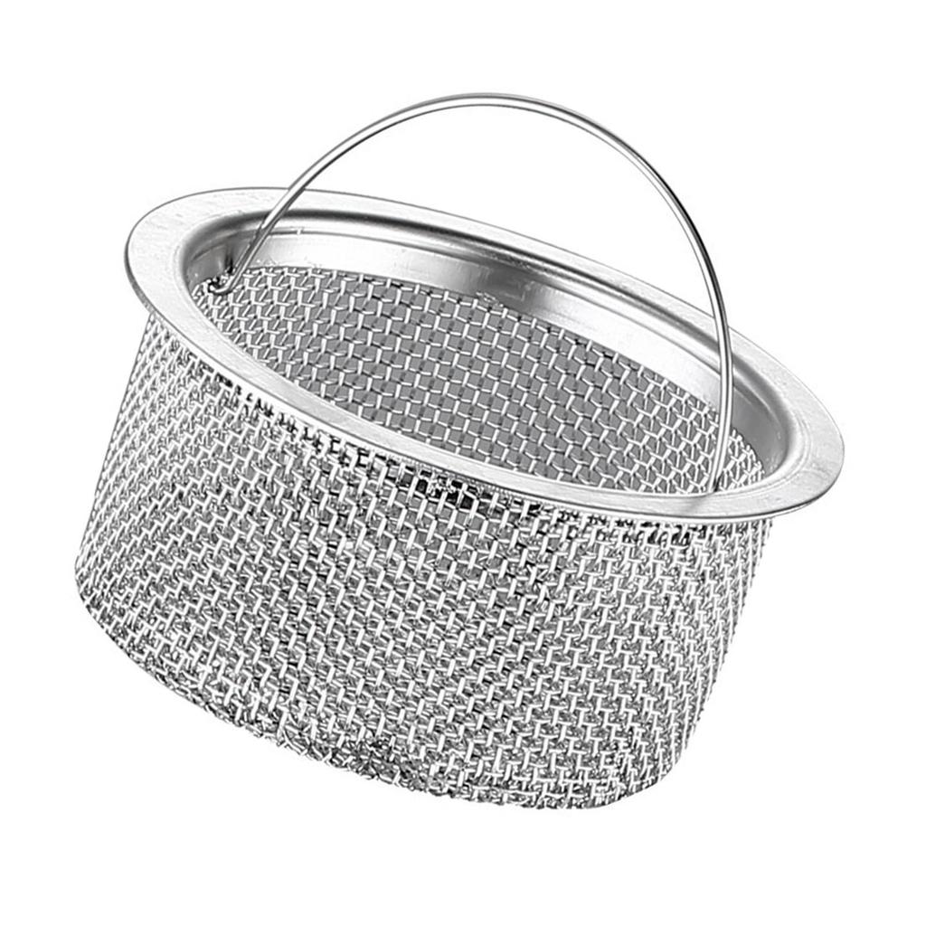 Sink Strainer Stainless Steel Prevent Blocking Kitchen Sink Drain Basket for Home Use