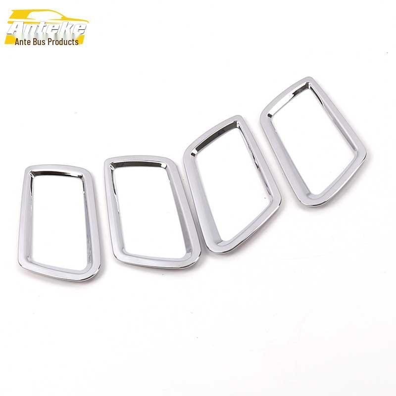 Electroplated Inner Door Handle Bowl Anti-Scratch Cover Decorative Sticker for Car