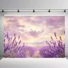 Romantic Lavender Field Background Cloth, Holiday Decoration, Party, Festival, Portrait Studio, Photo Booth