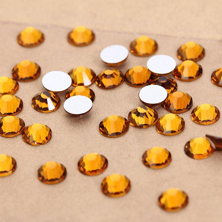 Crystal Ab Mixed Size Ss3-ss20 Bulk Package Non Hotfix Rhinestones Flat Back Rhinestones for Nail Art