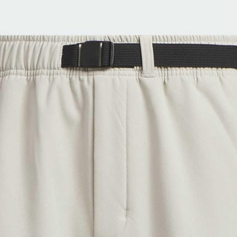 Adidas FW24 Straight Leg Woven Lace-Up Breathable Sports Pants Men Pants Light-Sesame Earth-Gray JX1785