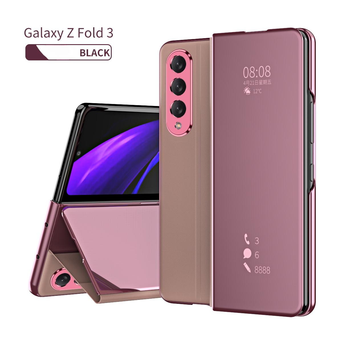 

Ультратонкий зеркальный чехол для телефона Samsung Galaxy Z Fold 5, 4, 3, 2, 5G, мобильные телефоны Fold5 Flod3 Flod4, складной чехол с полным покрытием For Galaxy Z Fold 2