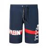 Philipp Plein Herren Badehose mit Totenkopf und Knochen
