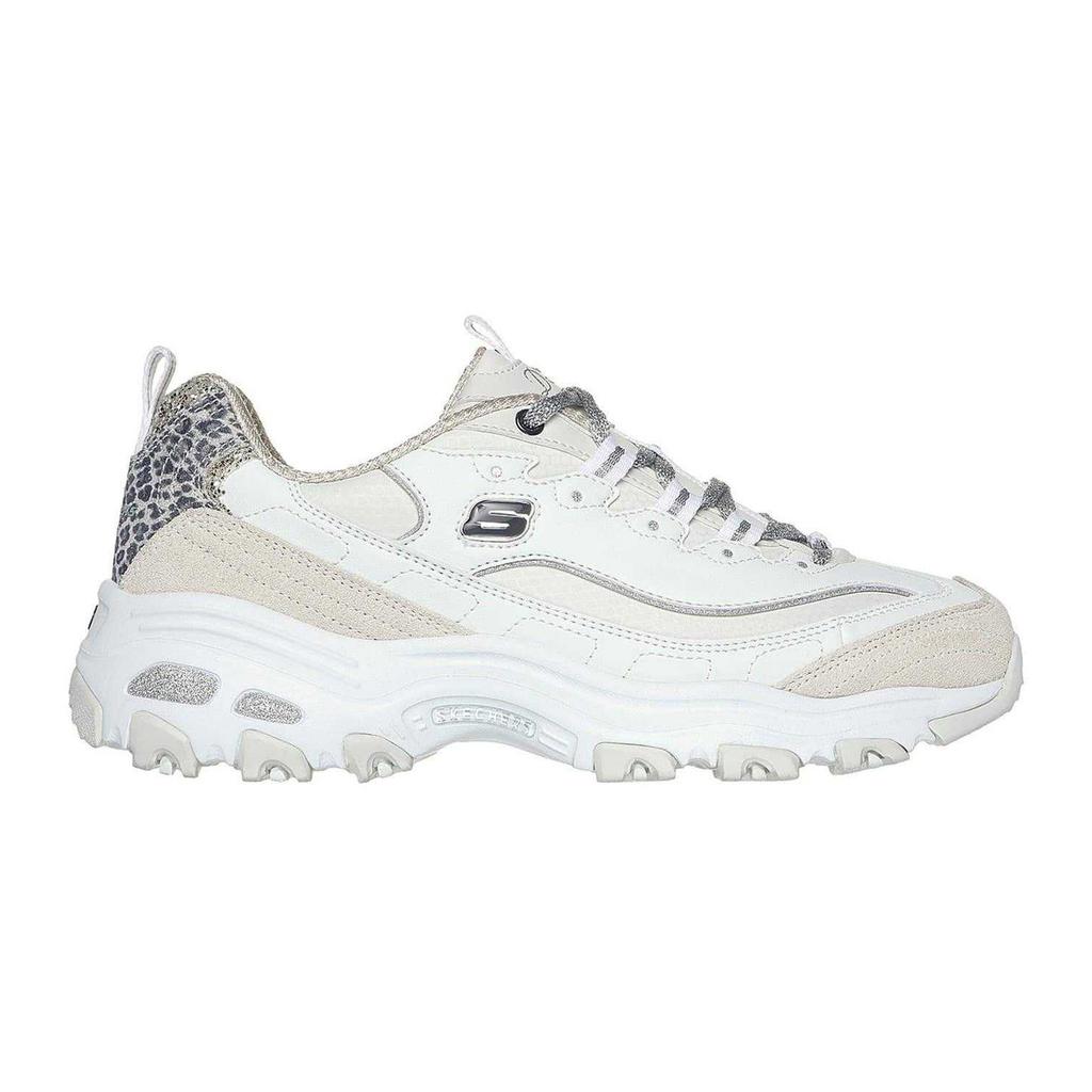 Skechers Damen Dlite Chic Leder Plateau Sneaker